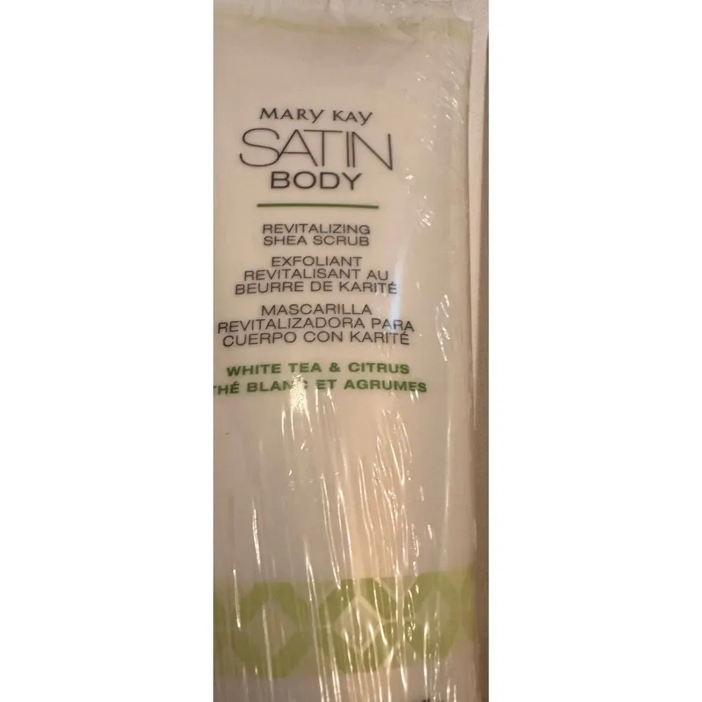 Lot of 3 New SealedMary Kay Satin Body Scrub/Wash/Lotion White Tea&Citrus6.5floz